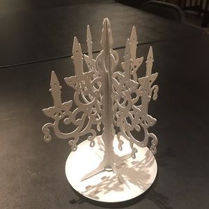 White Jewelry/Earring Holder